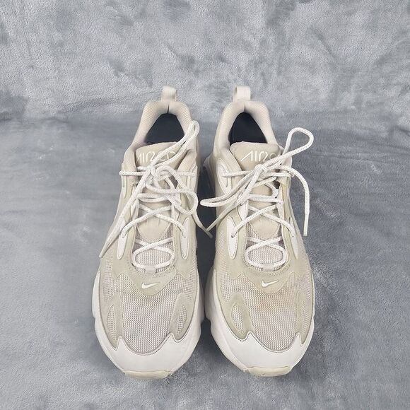 Nike Air Max 200 Womens Size 10 White And Beige Mesh Trainers Low Top Dad Shoes - Picture 2 of 8